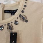 Antonio Melani  Short Sleeve Shirt size M length 23” bust 34” color Ivory Photo 2