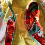 Relleciga Women's Blue Floral lounce Ruffle Criss Cross One Piece Swimsuit Sz. M Photo 10