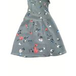 Arizona Jeans Arizona Jean Company Bell Sleeve Gray Floral All Rayon Crop Top Blouse Size S Photo 8