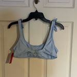 Xhilaration Xhiliration Light Blue Bikini Top, Size L, NWT Photo 3