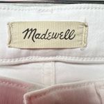 Madewell Mid Rise Kick Out Crop Jeans White Size 24 Straight Ankle Denim Pants Photo 6