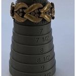 Vintage Signed ART Arthur White Rhinestone Gold Tone Bracelet 80’s Sz 7” Photo 2