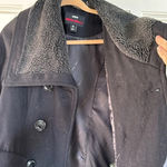 Miss Sixty  Overcoat Jacket Black Wool Womens S Photo 7