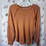 Pilcro  XXsmall sweater with ruffled detail and unfinished rounded bottom Photo 0
