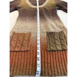 Charlotte Russe VTG Y2K 90s  Ombre Earth Tone Hip-Length Sweater Boho‎ Grunge Sm Photo 3