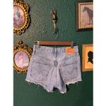 Levi's Levi’s 501 Denim Cutoff Shorts Women’s Size 25 Button Fly Classic Blue Distresse Photo 1