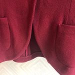 Iisli Maroon Wool One Button Blazer Photo 5