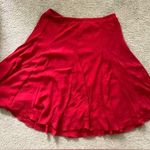 Westport  Red Midi Skirt Size 1X Photo 0