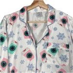 8 Oak Lane Pajamas Womens L/XL Pajama Top Only PJs Shirt Coffee Flannel Cozy Pink Size L Photo 1