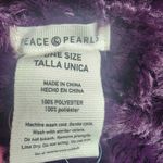 Peace & Pearls  Purple Faux Fur Infinity Scarf Photo 4