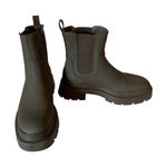 Dream Paris Women Classic Chelsea Boots Chunky Platform Lug Sole Pull On Mid Calf Boots Photo 0