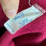 Vanity Fair Vintage Red Violet Embroidered Maxi Housecoat Robe w/Pockets Size M Photo 6