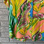 Jams World Jam’s World Women’s Tropical Hawaiian Print Shirt in Fern Ridge Size XL Photo 2