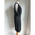Robert Rodriguez Robert Rodriquez Cocktail Dress Grey Size large Knit Jersey Knee Length Photo 9