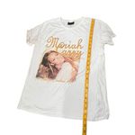Mariah Carey all I want for christmas graphic tee women's large Gold Photo 1