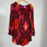 Haute Hippie HAUTE‎ HIPPIE Ikat Print Silk Mini Dress Small Photo 2