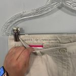 Talbots Perfect Skimmer Cropped Pants Cream Women’s Size 6 Petite Spandex Blend Photo 2