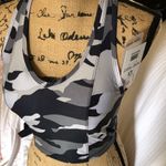 Nine West Camouflage Sports Bra in Black and Gray & White NWT! Photo 3
