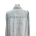 Rails Adele Shirt Dress Long Sleeve Light Acid Wash Denim Blue Size XXL Photo 9