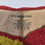 It's Now Cool Crochet Tie Bikini Bottom in Nirvana Red Photo 4