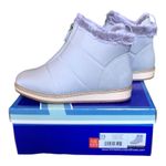 White Mountain Tamarin Puffer Ankle Zip Cozy Bootie Faux Fur Lined Size 7.5 NWB Photo 4