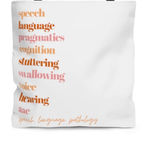 Speech Language Pathology (SLP) Large Tote Bag New White Photo 0