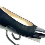 Bruno Magli Suede Black Cap Toe Low Heels Pumps Shoes Size 8.5 AA Photo 0