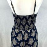 Sweet Rain Navy and ivory print romper with pockets size medium Photo 6