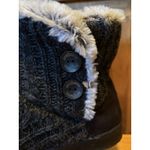 Dearfoams Sweater Knit 2 Button Boots For Women - Grey - Size S 7-8 Winter Photo 4