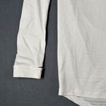 Handful Womens XS White‎ Long Sleeve Athletic Workout Pullover Top Burnout Light White Photo 2