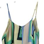 Maeve  Geometric Long Maxi Dress Yellow Green Blue size small Photo 6