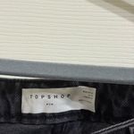 Topshop  Alien Rhinestone Mom Straight leg Jeans Black Grunge Emo Street Unique Photo 3