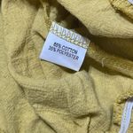 Fancyinn New Cropped Top V-Neck Ruffle Mustard Yellow Size M Medium Photo 4