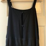 Flynn Skye Party Jumpsuit Overalls Black Rayon Flare Cut - Size Medium Photo 7