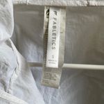 Fabletics 3/ $25 S- White and Black Windbreaker Jacket w/ Pockets Photo 3