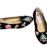 Vintage 1990’s Rate velvet Christmas loafers Black Size 7.5 Photo 4