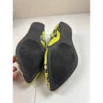 Embroidered Green & Black Snake Print Ballet Flats Size 6.5 Photo 6