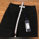 NWT high waist rhinestone jeans in black size 5 Photo 9