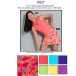 Tzu Tzu Allie Top Dizzy Neon Golf Tennis Club Sleeveless Racerback Shirt women S Pink Photo 6