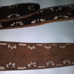 Aeropostale  Vntg Leather Brown Embroidered Boho Women's Belt Size L Photo 8
