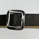 Gap Synthetic Leather Belt Womens size Medium, Brown textured w/ Silver Buckle Photo 1