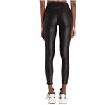 We Wore What  Active Splice Cire Shiny Black Leggings NWT Size M Photo 1
