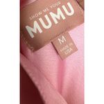 Show Me Your Mumu Jasmine Halter Maxi Dress in Light Pink Luxe Satin M Photo 6