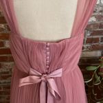 ASOS  Designs Mauve Tulle Sleeveless Button Back Mini Dress Size 8 Photo 5