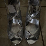 Brash  Silver Sparkle Heels Photo 0