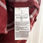 Old Navy  Classic Shirt button down long sleeve flannel plaid shirt Crimson Photo 5