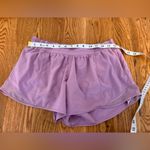 Lululemon Hotty Hot Lavender Light Purple Shorts Size 10 Tall Photo 7