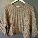 Pink Lily  cropped short sleeve sweater Photo 0