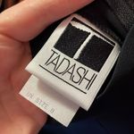 Tadashi Shoji Black Seaton Chiffon Panel Pant Photo 7