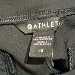 Athleta  Black High Waisted Straight Leg Zipper Pocket Casual Dress Pants Size 10 Photo 3